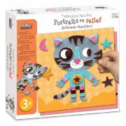 Coffret Portraits en Relief 5 Tableaux Animaux Familiers 3 ans Crealign