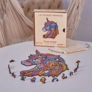 Puzzle en Bois Licorne Féérique 120 pièces 32x25 cm Creatif Wood