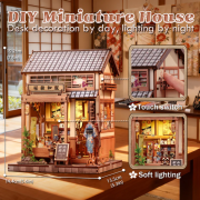 Kit Maquette Boutique Japonaise Kimonos Sakura 14x13x19 cm CWGC223 Cutebee