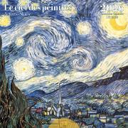 Calendrier mural 2026 Ciel des Peintres 12 illustrations 16 mois 30X30 cm Ed Desastre