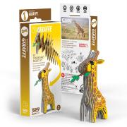 Mini-maquette Eugy Girafe 11.7 cm à construire en Carton 3D