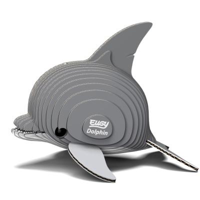Mini-maquette Eugy Dauphin 7.5cm à construire en Carton 3D