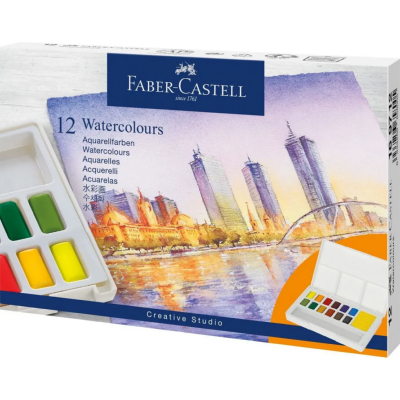 Aquarelle Boite 12 couleurs Creative Studio Faber-Castell
