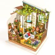 Kit Maquette 3D Terrasse fleurie à fabriquer Miller's Garden 21 cm