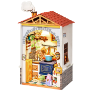 Kit Maquette Bois Ville miniature Cuisine Flavor Kitchen 8.5x6.2x15.5 cm DS011 Rolife