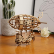 Maquette Bois Ballon dirigeable 18 cm Puzzle 3D de 176 pièces TG407 Rolife
