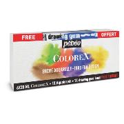Coffret Encres Colorex 6x20ml Aquabrush et Drawing Gum Pébéo