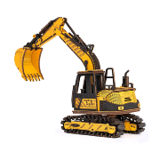 Maquette Engin Chantier Pelleteuse Excavateur 21cm Puzzle 3D 395 pièces TG508K Rokr