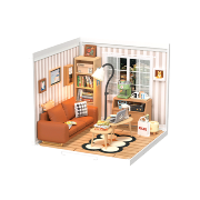 Kit Maquette Super Creator Salon DW007 Cozy Living Lounge 114 pièces Rolife