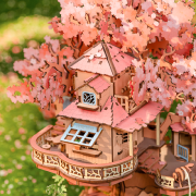 Kit Maquette 3D Puzzle Maison dans Cerisier Sakura 30x24x31 cm TGS04 Création Sakura Tree House Rolife