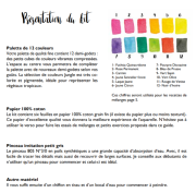 Débuter l'Aquarelle Kit complet 12 couleurs Thème Jungle Marie Boudon Sennelier