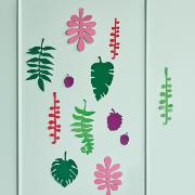 Feuilles tropicales 12 pièces Décoration murale 3D Studioroof