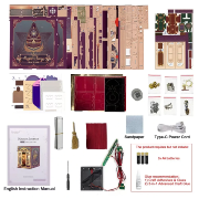 Kit Maquette Book Nook Cabine de Train Voyage Magique 22x16x22 cm TQ441 Magical Journey Miniature 3D ToneCheer