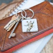 Porte-clés métal Girafe 4x4 cm Wrendale