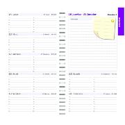 Agenda Semainier Lady 16W Dodo & Cath 9x16 cm Janv à Déc 2022 Dans l'air du temps