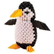 Kit pliage Origami 3D Pingouin Taille M 463 pièces Créagami