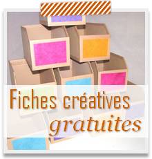 Fiches cratives gratuites Tutos offerts par L'Atelier Chez Soi