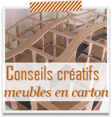 Conseils Meubles en carton de L'Atelier Chez Soi